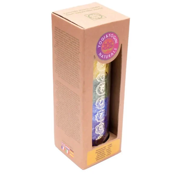 010000630 2 Geurkaars stearine 7 chakra's