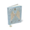 010001603 1 Notitieboek fluweel blauw met engelenvleugels