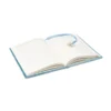 010001603 2 Notitieboek fluweel blauw met engelenvleugels