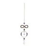 Suncatcher infinity met amethist en kristal