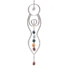Raamhanger Maangodin & chakra stenen