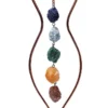 Raamhanger Maangodin & chakra stenen
