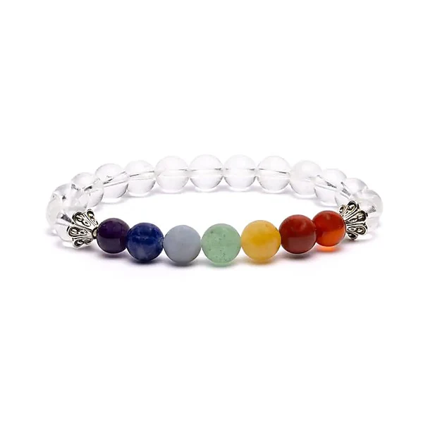010012585 1 Chakra armband bergkristal elastisch
