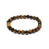 010012719 1 Armband voor brede pols met tijgeroog