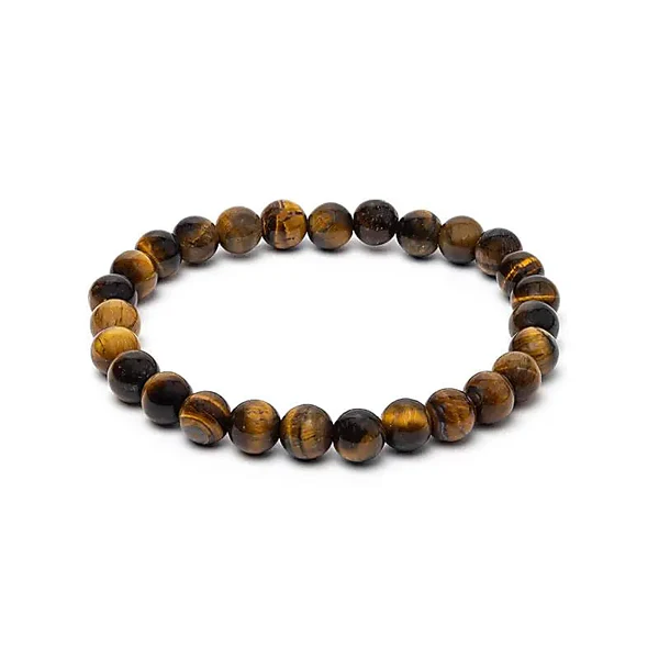 010012719 1 Armband voor brede pols met tijgeroog