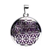 010014147 1 Hanger bloem des levens met amethist