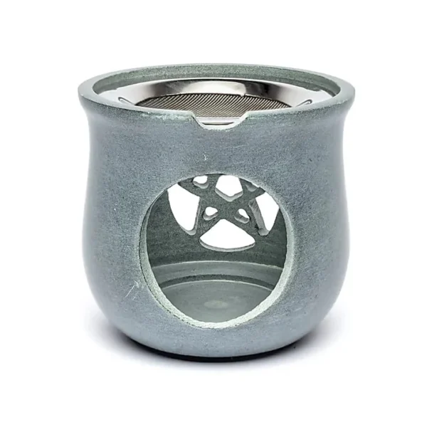Wierookbrander Pentagram grijs + zeef
