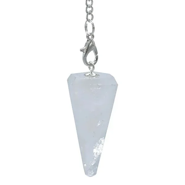010016213 1 Pendel bergkristal & chakraketting