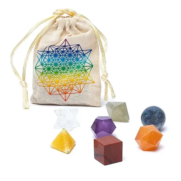010078341 1 Chakra heilige geometrie set 7-delig